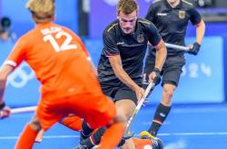 爱游戏在线-曲棍球比赛加拿大队击败德国队