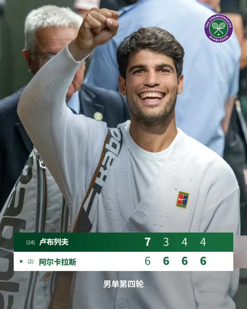 温网碾压年终总决赛,阿尔卡拉斯统治全场 温网碾压年终总决赛,阿尔卡拉斯统治全场